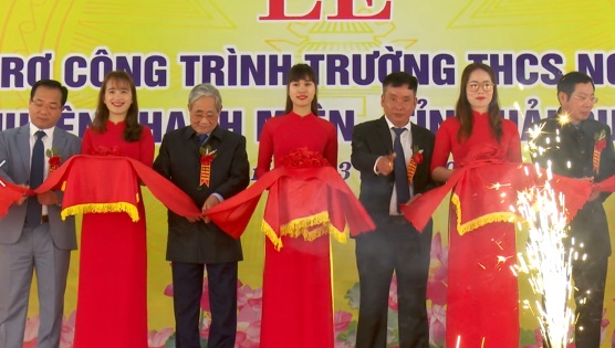 Tiếp nhận công trình trường THCS Nguyễn Lương Bằng
